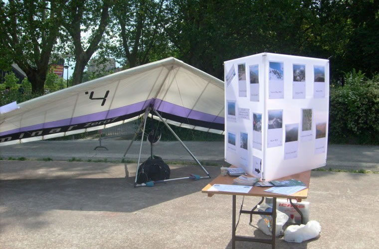 Stand 'Grenoble Chartreuse Vol Libre'  la Fte du Sport 2010