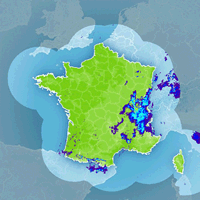 Accès à l'image radard des précipitation sur la France